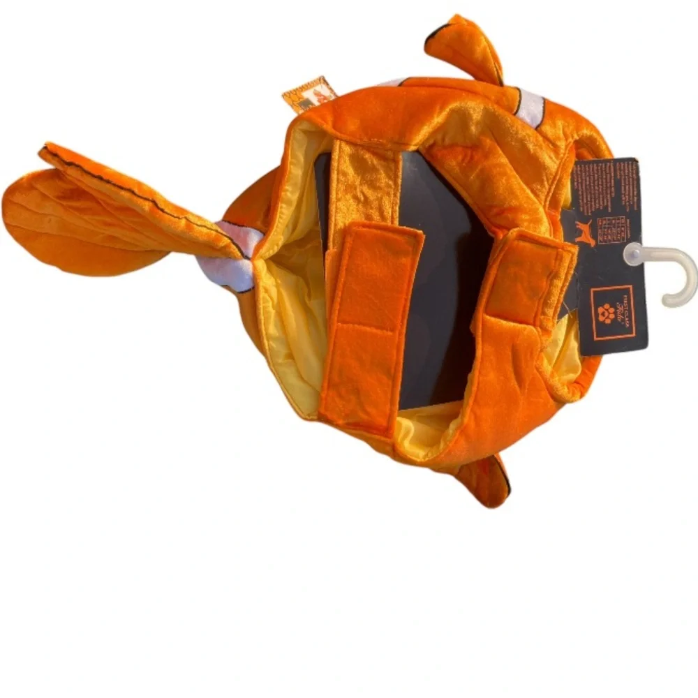 Orange and White Fish costume for dogs